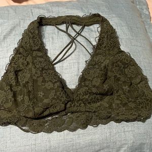 Green bralette